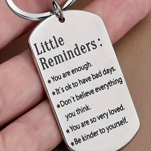 Little Reminders - Words of Affirmation Keychain - Self Love/Self Worth