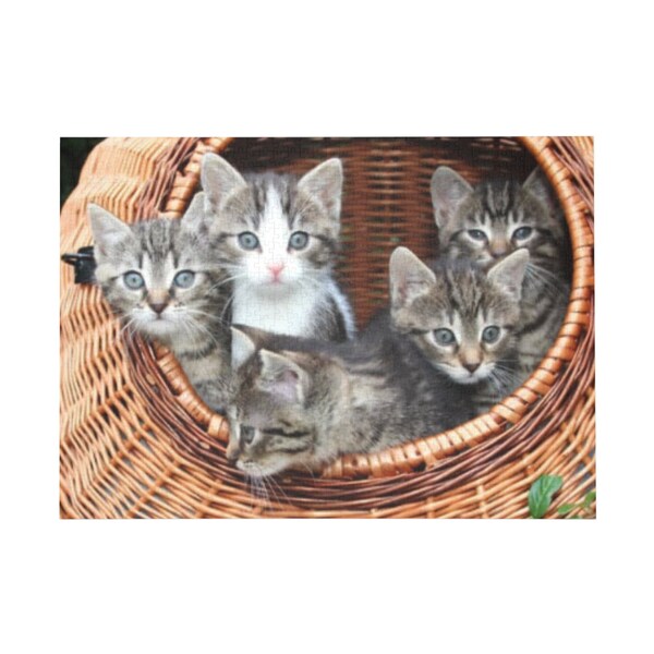 Cat Puzzle for Adults, Jigsaw Puzzle for Adults, Animal Puzzle for Adults, Adult Puzzle, Picture Puzzle for Adults, Gift for Her