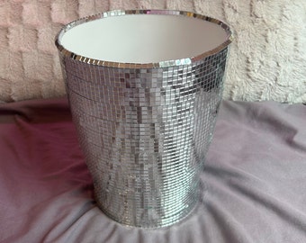 Disco Ball Trash Can