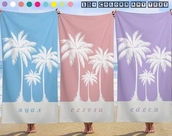 CustomNameBeachTowel,birthday beach towel,gift for beach lovers,NameOnTowelDesign,KidsName,family beach day towel,seaside relaxation towel
