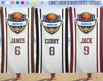 Basketball Player Gift,Basketball team party,team members gift,Team-building event gifts,Basketball Team Custom Towels,Towel for Sports Team