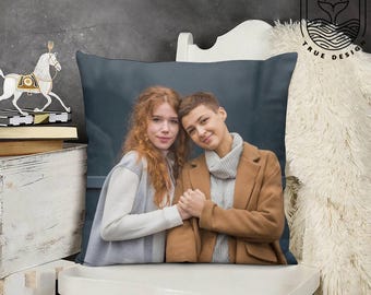 Pet Memorial Gift,Custom Loss of Pet Sympathy Gift with Pet's Picture; Custom Photo Pillow, Memory Pillow, Personalized Gift