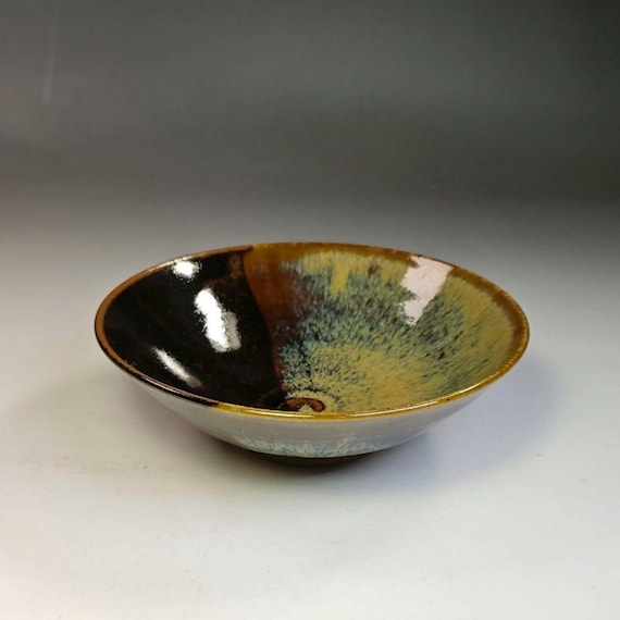 茶道具 膳所焼 掛分茶碗 膳所焼 掛分茶碗 即中斎書付 陽炎園 茶道具 表千家