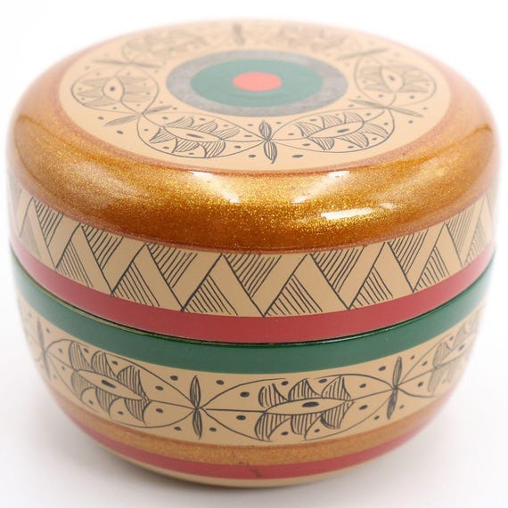 ▽良▽『茶平一斎』作浜松金蒔絵内豪華梨地塗平棗