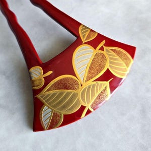 Japan Traditional Comb Kushi Kanzashi Lacquer hair accessory Maki-e wooden,241025-a-0714