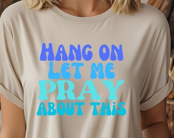 Funny Christian Softstyle T-Shirt, Unisex Inspirational Tee, Gildan 64000 Blue Gradient, Men Women Christian Shirt, Funny Religious Gift