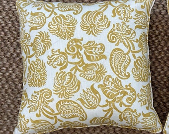NEW Bespoke Cushion - Rosa Bernal Royal Collection - Yellow