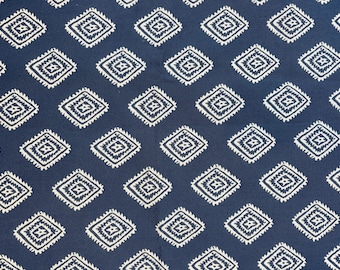 New Fabric Remnant - The Long Weekend - Outdoor - Blue
