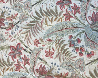 New Fabric Remnant - Colefax & Fowler - Paisley Leaf