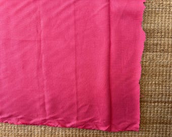 New Fabric Remnant - Plain Pink Linen