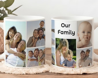 Photo Collage Mug, Custom Picture Mug, Custom Photo Mug, Personalized Coffee Mug, Family Gift