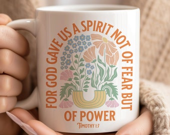 Bible verse mug, Christian mug, Faith mug, Religious gift, Religious verse mug, Encouragement mug, Christian inspiration, Religious mug