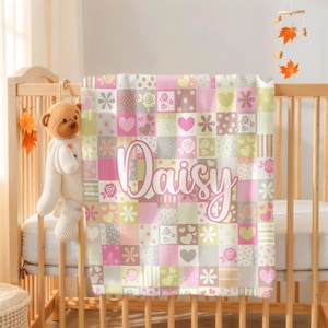 Personalized Name Blanket, Custom Baby Blanket, Swaddle Blanket with Name, Baby Boy Blanket Gift, Newborn Keepsake Blanket, Baby Shower Gift