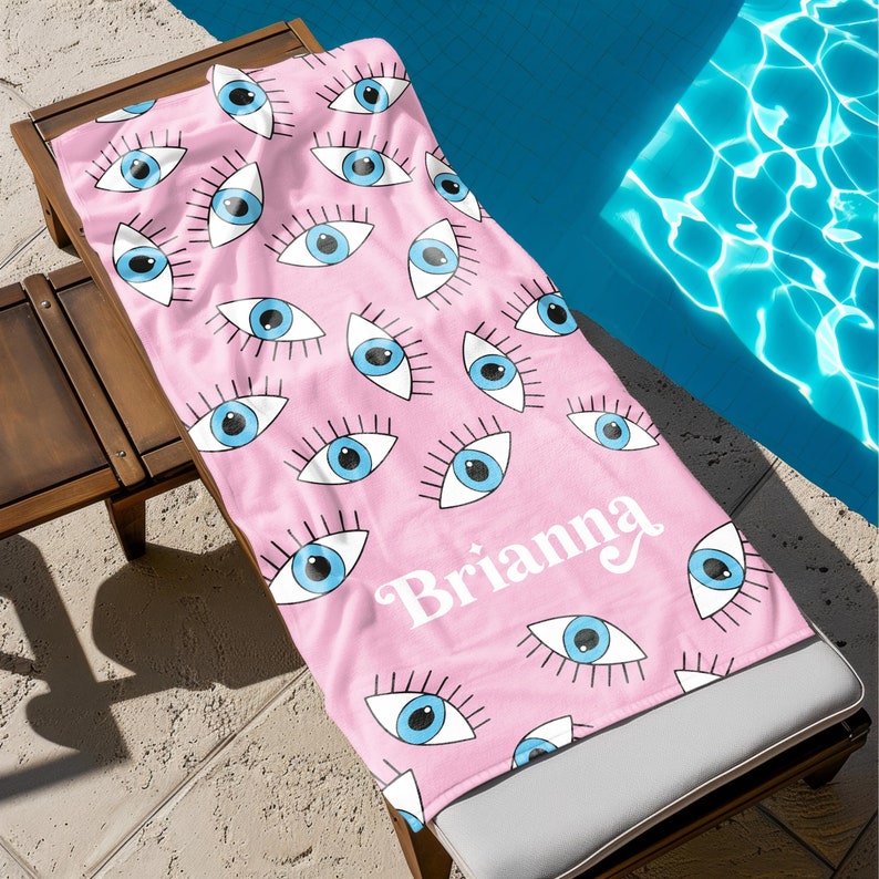 Evil Eye Beach Towel - Thumbnail 3