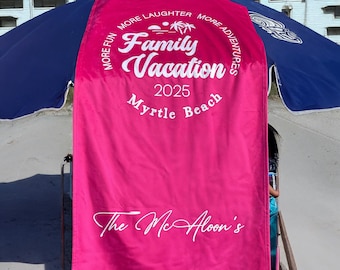 Family Vacation Beach Towel, Family Trip 2025 Beach Towel, Custom Cruise Pool Towel, Weekend Gifts Ideas, Adult Party Favors, Cruise Towel