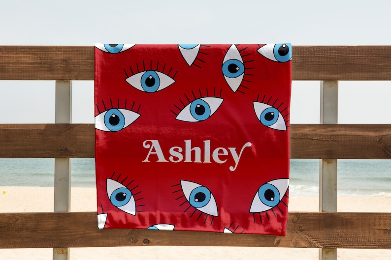 Evil Eye Beach Towel - Thumbnail 5