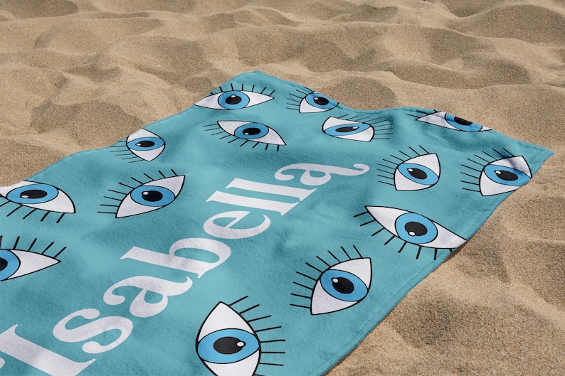 Evil Eye Beach Towel - Thumbnail 4