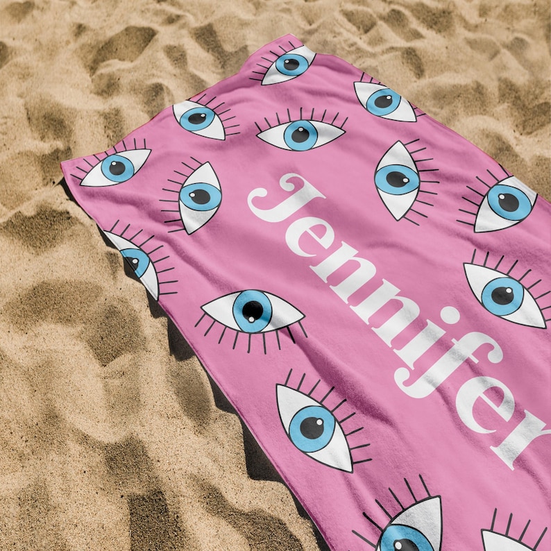 Evil Eye Beach Towel