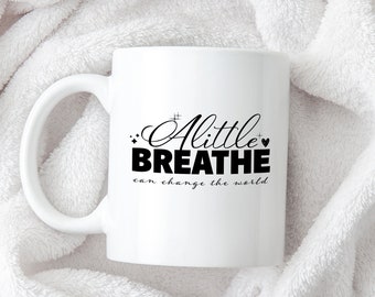 Un petit coup de pouce peut changer le monde (tasse bohème, cadeau, tasse avec citation ou dicton, mes affirmations du jour, édifiant, amour de soi, céramique 11 oz)