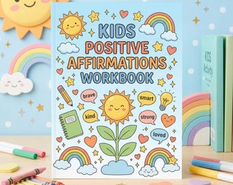 Children’s Affirmation Book | Positive Thinking for Kids | Instant Download