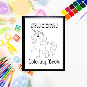 Unicorn Coloring Book for Kids: Magical Printable Activity (PDF)