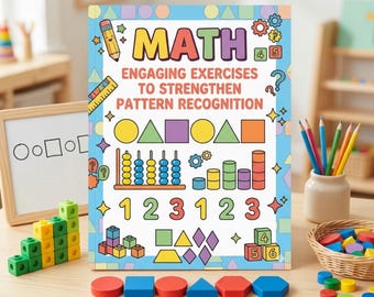 Pattern Recognition Workbook: Cut & Paste Math Activities (PDF Download)