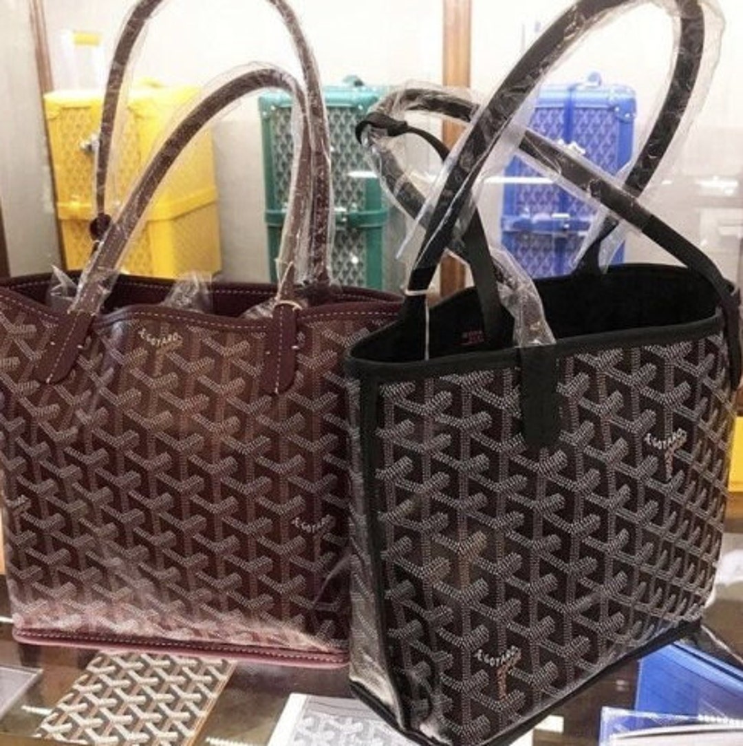 Goyard Like Tote Bag, Handbag,university Tote, Work Tote, Spacious Tote