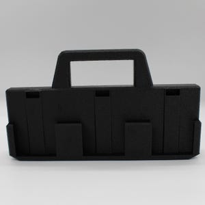 6 Slot Battery Organizer Compatible with RIDGID 18V | Tool Battery Holder Storage Rack Garage Caddy Wall Mount imagem 7