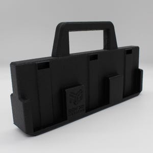 6 Slot Battery Organizer Compatible with RIDGID 18V | Tool Battery Holder Storage Rack Garage Caddy Wall Mount imagem 10
