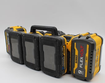 Dewalt 8 Battery Holder | Power Stack Storage for 20V 60V Flexvolt Batteries