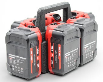 Craftsman 20 volt 6 Slot Battery Caddy Carrying Case Battery Holder