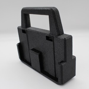 4-Slot Battery Caddy Holder Compatible with RIDGID 18V Batteries image 4