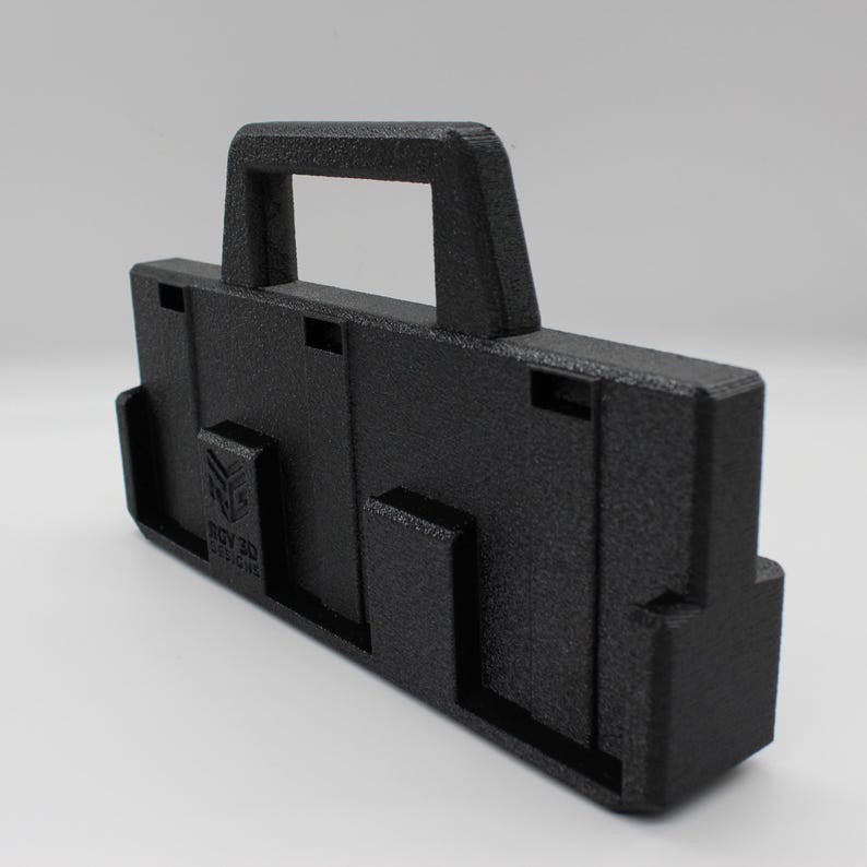 6 Slot Battery Organizer Compatible with RIDGID 18V | Tool Battery Holder Storage Rack Garage Caddy Wall Mount imagem 4
