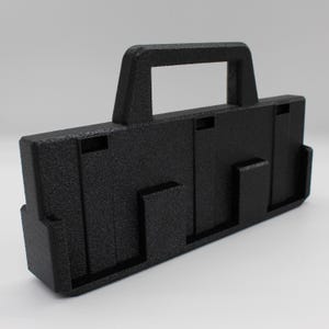 6 Slot Battery Organizer Compatible with RIDGID 18V | Tool Battery Holder Storage Rack Garage Caddy Wall Mount imagem 6