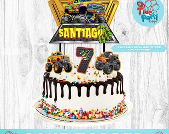 Monster Truck Cake Topper