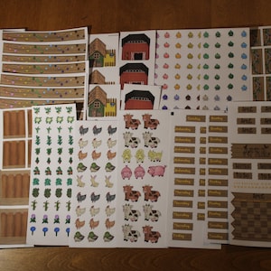 Stardew Valley FULL MONTH sticker set
