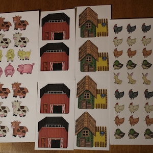 Stardew Valley Farm Animal Sticker Set