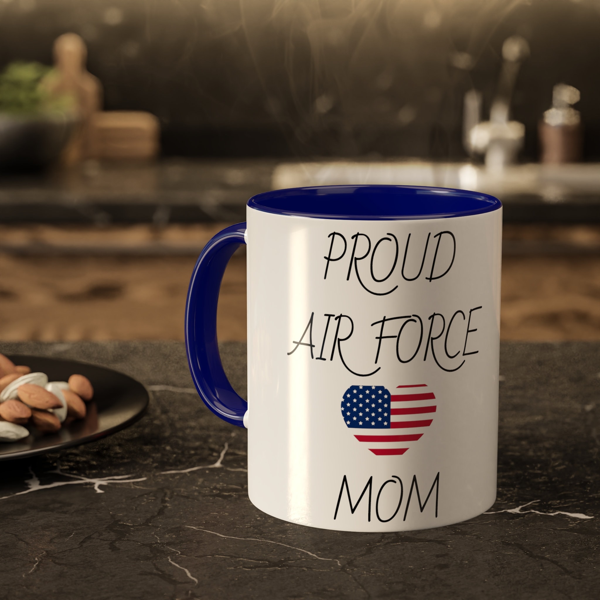Proud Air Force Mom Coffee Mug: Military Family Gift (11oz)