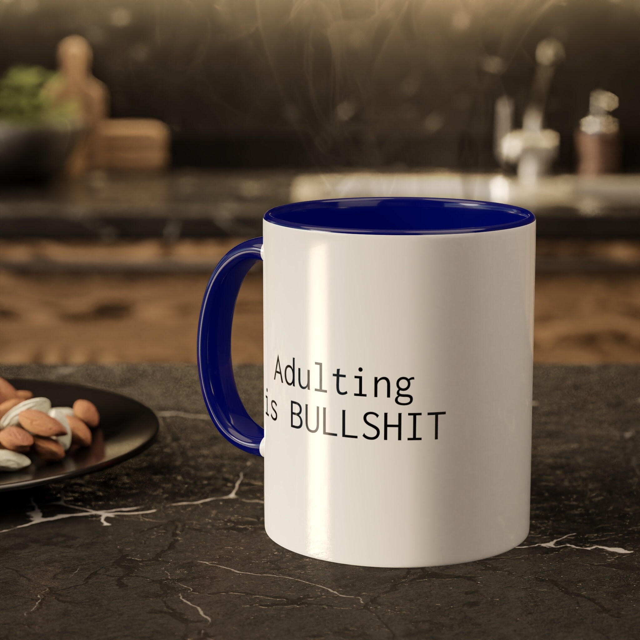 Adulting is Bullshit Coffee Mug, Funny Sarcastic Gift, 11oz - Etsy