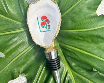 Handmade Mahjong Shell Wine Topper