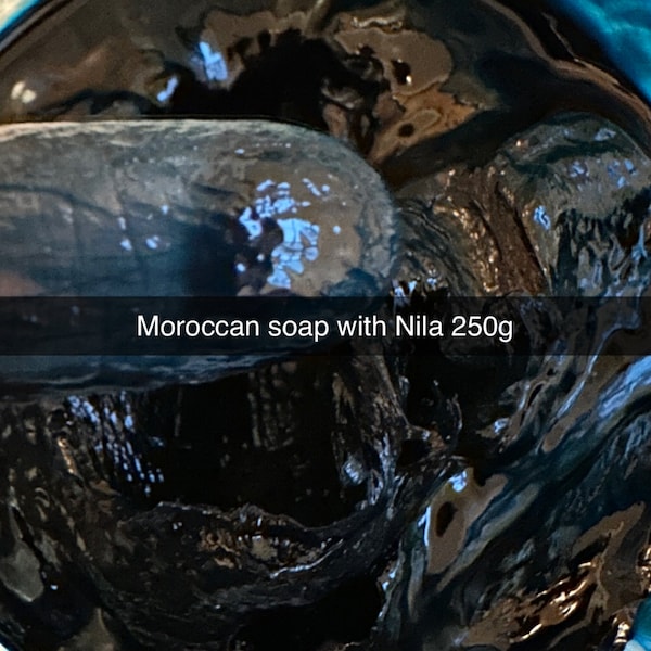 Moroccan black soap with NILA