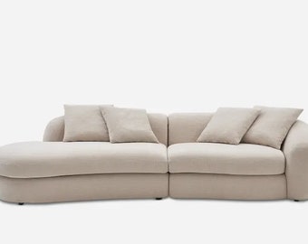 Fable Performance Fabric Side Chaise Sofa Fable ist eine flache Silhouette, die auffällige Akzente setzt