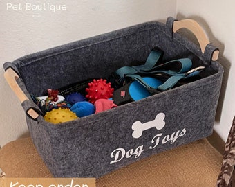 Basket Toy, Toy Organizer, Toy Storage, Toy Bin, Dog Basket, Toy Storage Basket, Dog Toy Storage, Personalized Dog Toy Box