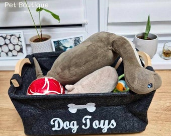 Basket Toy, Toy Organizer, Toy Storage, Toy Bin, Dog Basket, Toy Storage Basket, Dog Toy Storage, Personalized Dog Toy Box