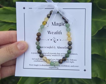 My Magic: Wealth — Crystal Bracelet for Abundance and  Prosperity