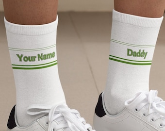 Custom Socks for Dad, Father's Day Socks, Personalized Dad Socks, Fathers Day Gifts, Dad Birthday Gifts, Gift for Husband