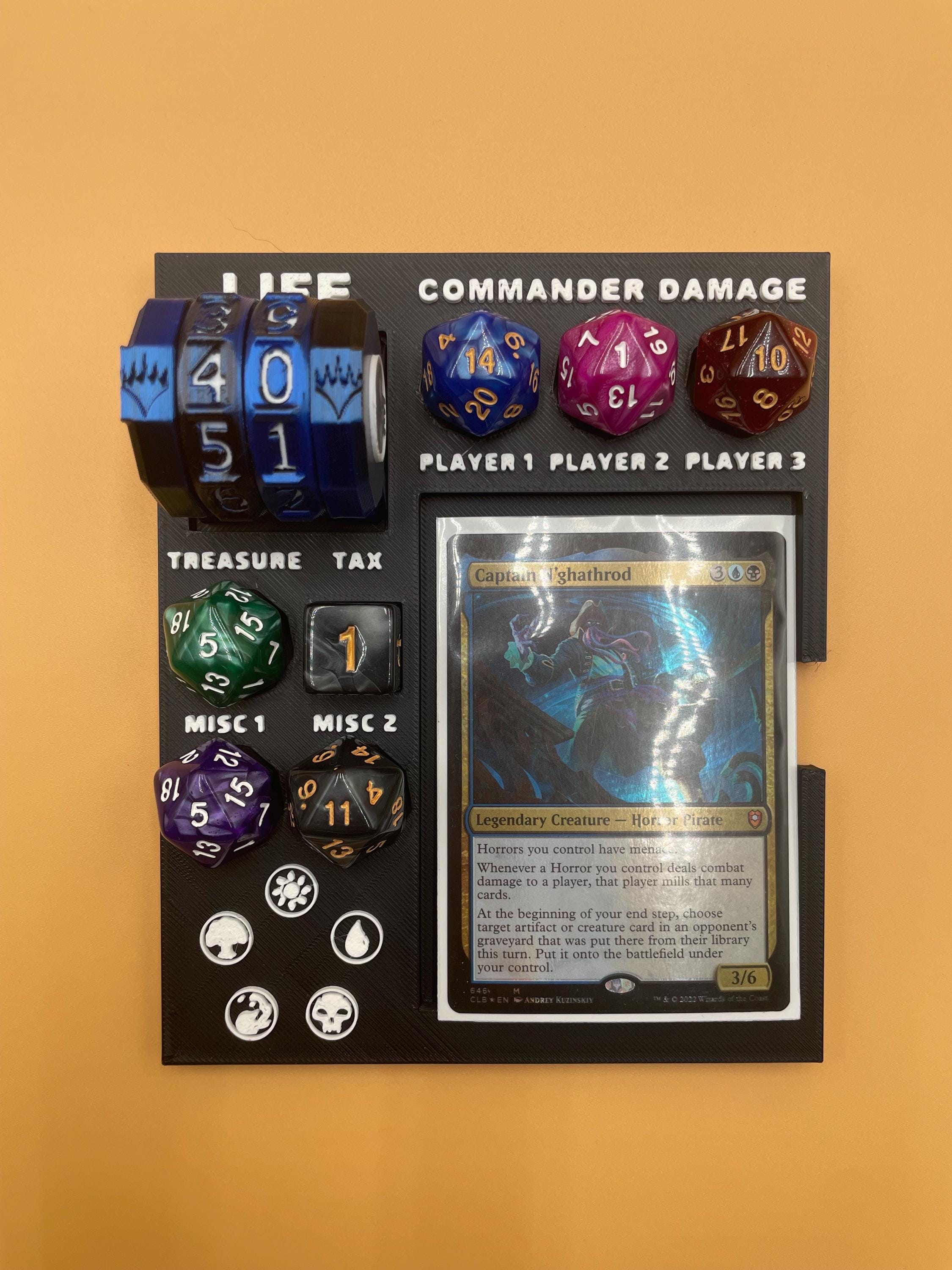 MTG Commander Tray Version 2: 3D Printed Command Zone Organizer - Etsy