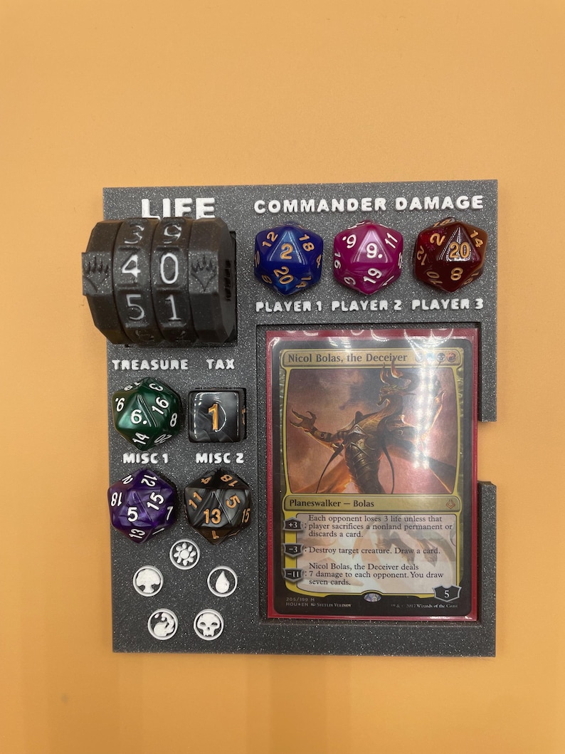MTG Commander Tray Version 2: 3D Printed Command Zone Organizer - Etsy