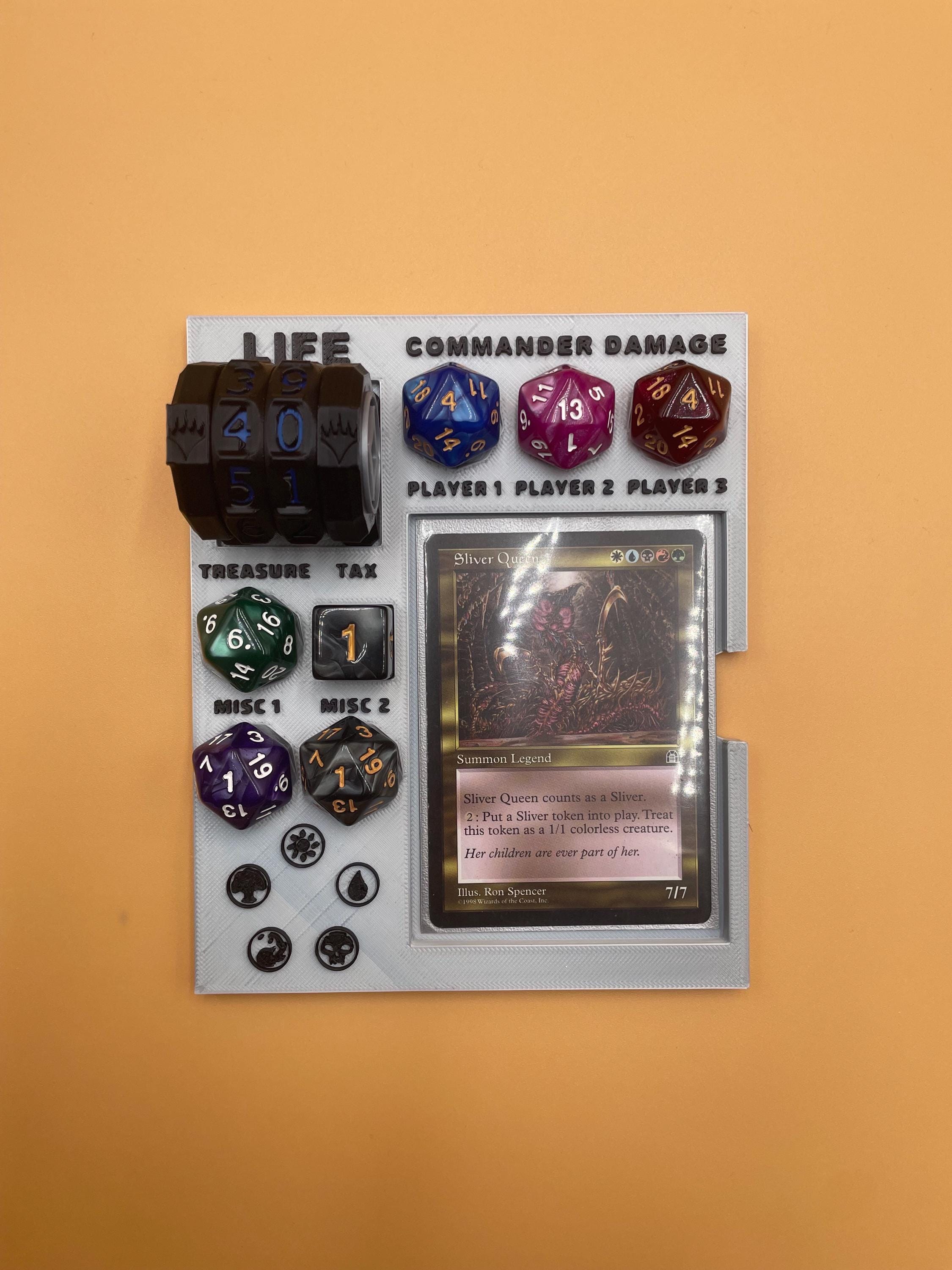 MTG Commander Tray Version 2: 3D Printed Command Zone Organizer - Etsy