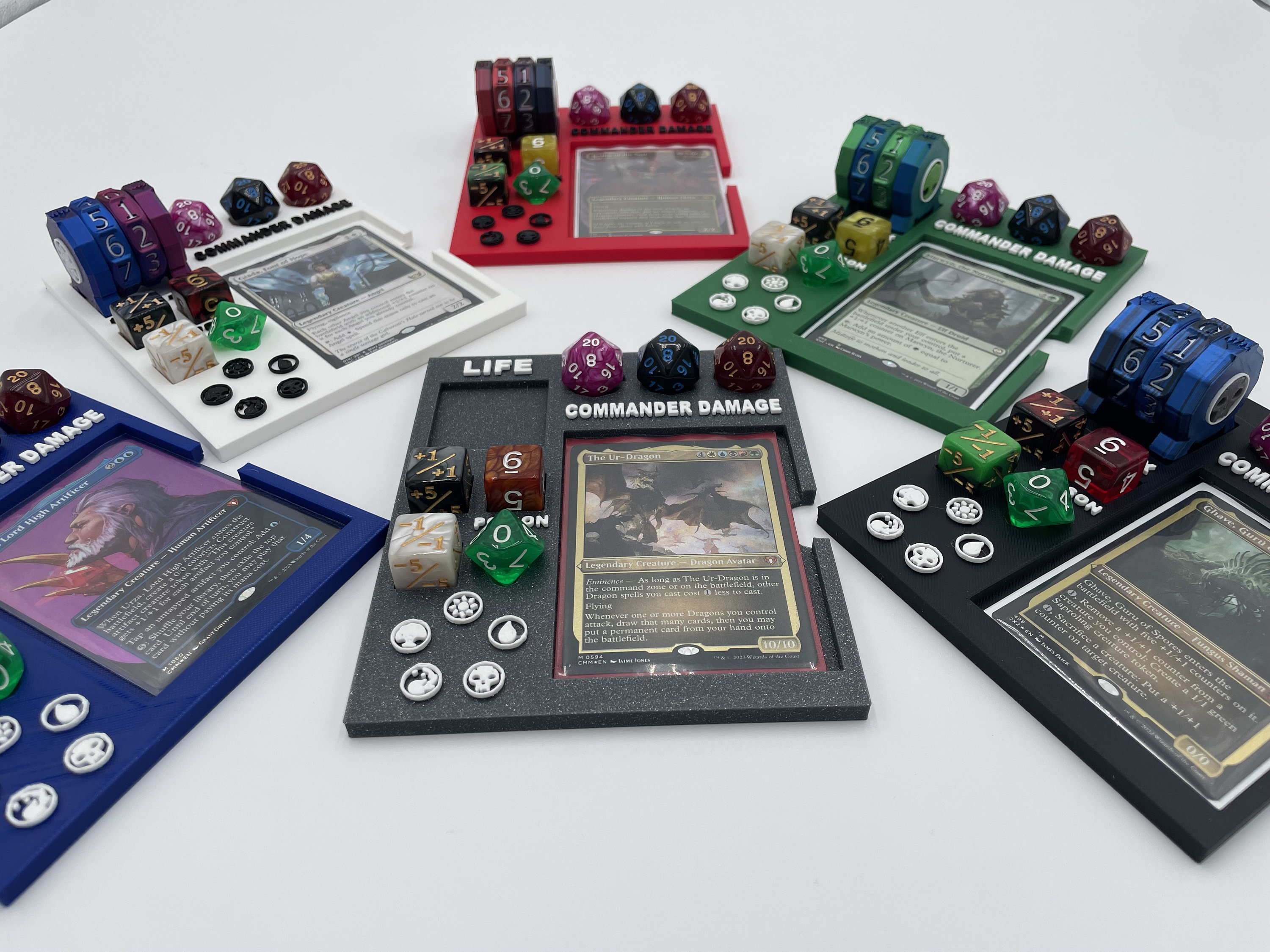 mtg 3d card life counter Life Counter, MTG commander compatible, rotating counter, personalized –  The One Vault